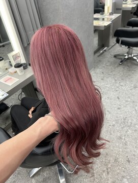 ボタン ハカタ(VOTAN hakata) ピンクカラー/福岡美容室/夏休みカラー