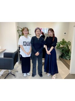【当店口コミ高評価★★★】歴の長い技術力が安定している女性スタイリストのみ在籍で初めての方でも安心◎