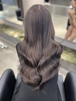 ペレ 栄 アネックス(PELE栄ANNEX) 韓国 くびれロング レイヤー ワンホンヘア 小顔前髪