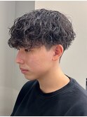 シャドウパーマメンズカットスパイラルパーマツイスパ波巻き
