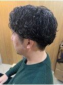 ワンカール無造作パーマ