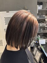 エリマ 調布(elima)&nbsp;調布ダブルカラーグラデーション透け感ピンクベージュカラー