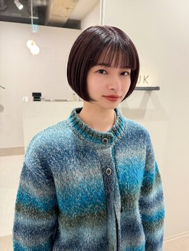 シュク 高円寺(SYUK) SYUK kazu 【高円寺 顔まわりカット 髪質改善 ハイライト 】