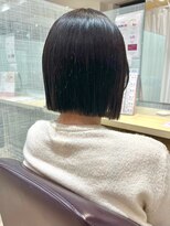 ファースト 仙台店(first)&nbsp;前下がりぱつっとボブ