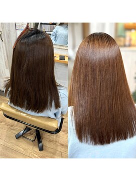 スカイ(SKY) 透明感カラー/髪質改善/縮毛矯正/レイヤーカット/ダブルカラー