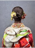 成人式、卒業式ヘアアレンジ/お呼ばれヘア/お着付け