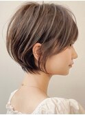 似合わせカット30代40代50代ショートボブくびれレイヤーカット◯