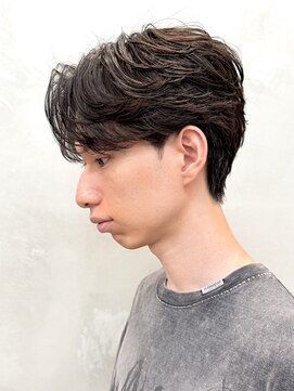 エリマバイフィフス 調布(elima by fifth) 調布メンズパーマフェザーパーマシャドウパーマセンターパート
