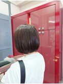艶感ナチュラル丸みボブ