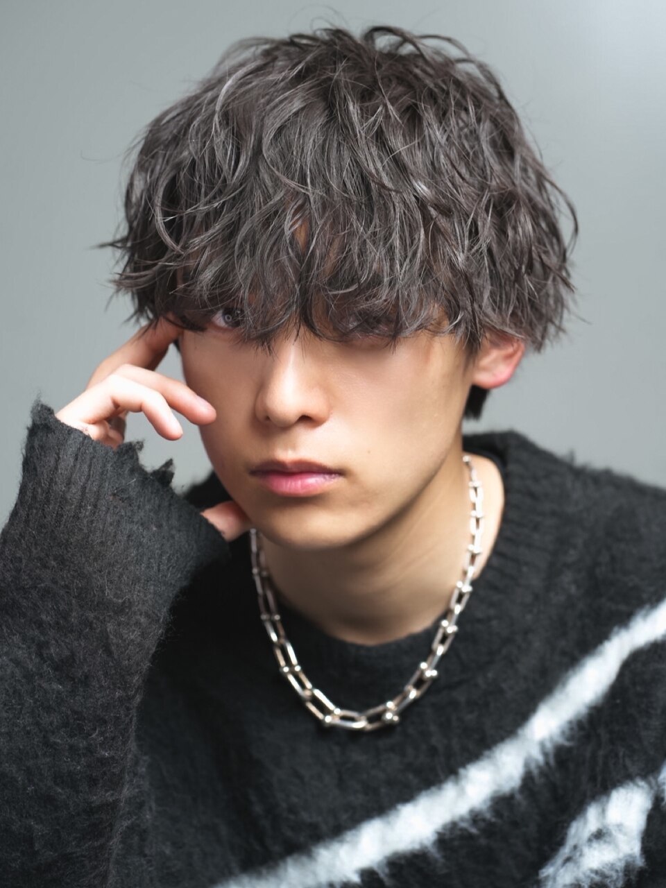 【トップデザイナー】メンズカット＋波巻きパーマ ￥20,900→￥16,720