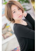 透明感カラーで★モテラフボブ(miq阿佐ヶ谷)