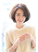 【30代・40代】大人の女性に人気のひし形ボブ