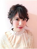 華やかツイストアップ☆もこもこ波ウェーブ☆