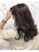 シースルーバング×綺麗可愛いグレージュカラー Allure 千葉英樹