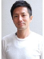 メリケンバーバーショップ コウベ(MERICAN BARBERSHOP KOBE)&nbsp;ビジネスサイドパートショートツーブロックテクノ#m432