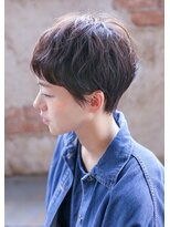 カライングドゥ(ing deux) 大人可愛い20代30代40代黒髪前下がりショートボブ丸みショート◎