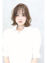 ワールドビューティビバルト 宝塚店(WORLD BEAUTY VIVALTO)&nbsp;小顔外ハネミディアムボブ20代30代40代くびれミディ