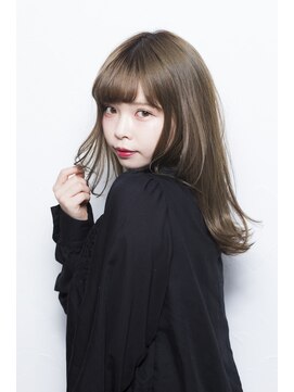 ミエル ヘア 新宿(miel hair) 〈mielhair新宿〉大人可愛いゆるふわロング　透明感カラー