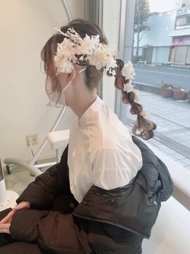 ピエドプールポッシュ(PiED DE POULE POCHE) arrange hair × タマネギヘア