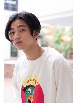 メーヴェ(Mowen) mowen 南堀江 メンズ センターパート ニュアンスパーマ