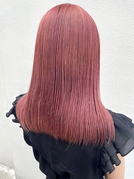 マジコ 下北沢本店(Magico) ダブルカラーミルクティーピンクベージュカラーケアブリーチ韓国