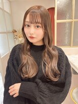 ランド 原宿表参道(LAND)&nbsp;前髪カットが可愛い☆かわいめココアベージュカラー☆