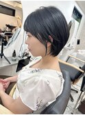 大人可愛い30代40代50ショートボブショート丸みショート