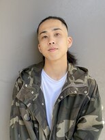 メリケンバーバーショップ トーキョー(MERICAN BARBERSHOP TYO)&nbsp;YS STILE.束感ショート.波巻き.ハイライト.マッシュパーマ64