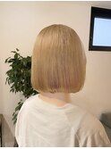 ミルクティーベージュ/ベージュカラー/ホワイトベージュ/艶髪