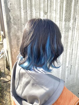 フィカ(fika) fika インナーカラー ブルー