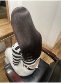 髪質改善　透明感　グレージュラテ　ダークトーン【97hair】