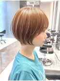 大人可愛い丸みショート/20代30代40代50代
