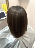ハイライト縮毛矯正