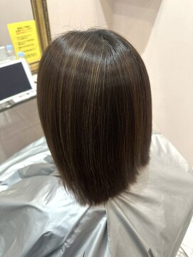 スレーヌサロンハナレ 北千住美容院(Sereine salon HANARE) ハイライト縮毛矯正