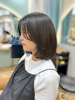 ロンドプランタン 恵比寿(Lond Printemps)&nbsp;まとまるボブは量を調整してます◎ グレージュ