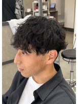 スイッチ(men's SWITCH)&nbsp;大分メンズ波巻きスパイラルパーマ刈り上げツーブロックマッシュ