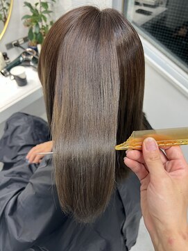 トランス(TRUNS) ケアカラー＋髪質改善ULTOWAトリートメント