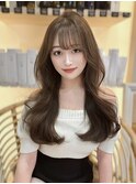 くびれヘア/透明感カラー/髪質改善/似合わせカット/韓国ヘア