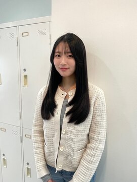 ミニヨン バイ ハピネス 高の原店(mignon by Happiness) 顔まわりカット　韓国レイヤー　髪質改善カラー