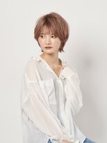 レム 長野(REM)&nbsp;ショート×ピンクベージュ