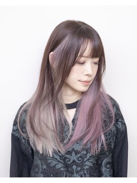 ルプラ ブリリアント(le-pla brilliant) インナーカラー/レイヤーカット/ピンク/シルバー/豊橋/田原/豊川