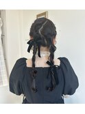 結婚式お呼ばれヘアアレンジ