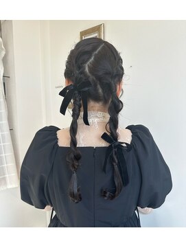 ガーデン Garden ヘアーメイク hair make 結婚式お呼ばれヘアアレンジ