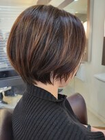 スタイル 成城学園前(STYLE)&nbsp;丸みショートボブ　絶壁解消ヘア　ふんわりショートボブ