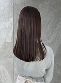 うる艶ストレート×こっくりブラウン