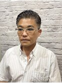 ツーブロックで作るオールバックスタイル