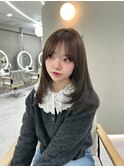 ニュアンスカラー×ナチュラルミディアムレイヤー
