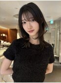 KARINA風シースルーハッシュミディアム☆