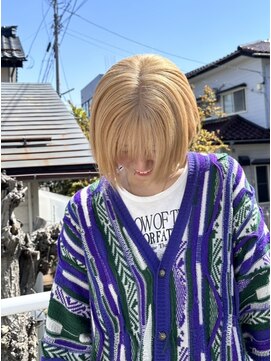 アフターニュース 新潟(afternews) ブロンドベージュ/ダブルカラー/ケアブリーチ/髪質改善/駅南