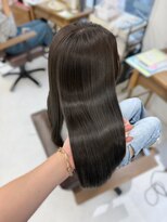 ハピネス 梅田茶屋町店(HAPPINESS)&nbsp;韓国風/レイヤーカット/顔周り/顔まわり/髪質改善/ベージュ